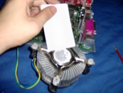 Limpiando el disipador