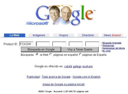 Microsoft compra a Google